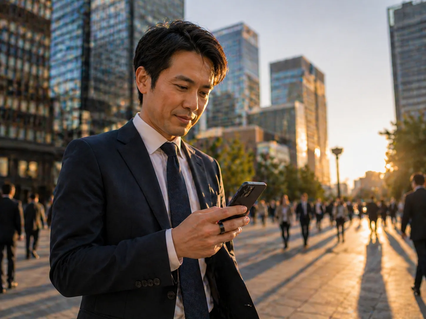 Member at work / on the move, urban APAC editorial · 4:3